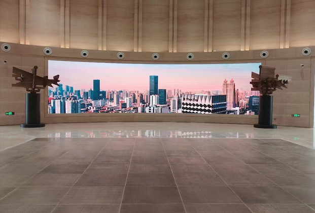 山东省青岛城建博物馆100多平米室内P3.07